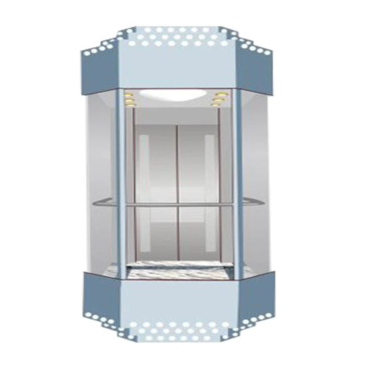 
China manufacturer Panoramic Glass Elevator lift observation elevator for home 