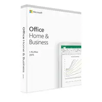 

office computer software for Windows 10 PC Mac MS Office 2019 Home and Business With DVD Retail Package Activation Key Code card