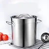 JOBO cookware stainless steel large hot cooking stockpot soup and big soup pot