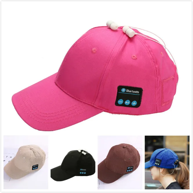 

2019 hot Sports Wireless Blueteeth Hat Baseball Cap Headset hat blue tooth earphone wireless, N/a