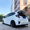 ABS Plastic Unpainted Color Rear Roof Spoiler Tail Trunk Boot Lip Wing For Honda Fit Jazz 2008 2009 2010 2011 2012 2013