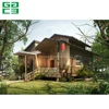 prefabricated ready made forest log cabin kit, prefab easy assemble wooden villa