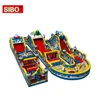 Space adventure theme park China Supplier Outdoor 5K giant Inflatable Obstacle Course jumping bounce castle