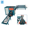computer controlled automatic wood log cut off saw