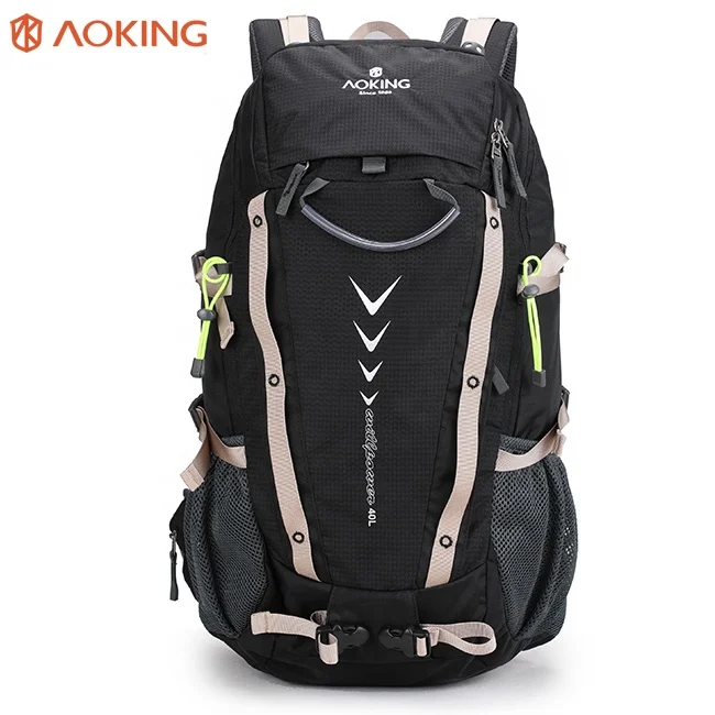 

Heavy duty packable outdoor waterproof trekking comping backpack bag ripstop nylon backpacking travelling backpack