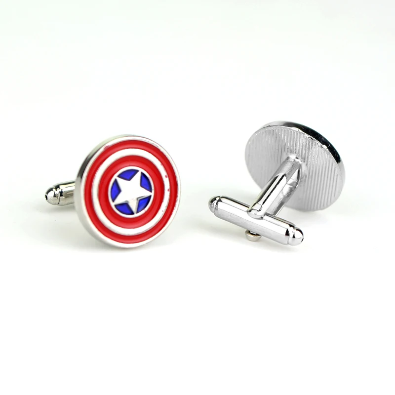 

Avengers Endgame Captain America Shield Cufflinks