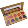 High quality cosmetics wholesale makeup highly pigmented waterproof matte 10 color eyeshadow palette