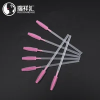 

Disposable Mini Silicone Mascara Lash Wands Pink Eyelash Spoolie Brush