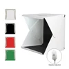 4pcs backdrop 40cm usb Stepless dimming Photo Studio Softbox Light Tent Lightbox Photography Shooting Light Box