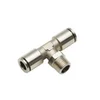 MPB Pneumatic equal Tee type three way mental one-touch fittings/connector