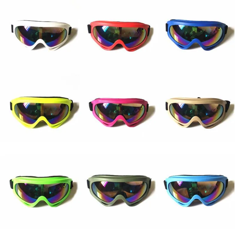 Factory Price Winter Ski Goggles Anti-dust Safety Goggles Windproof Glasses  Motocross Goggles for Sports