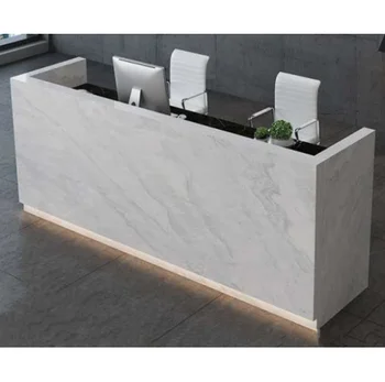 New Beautiful Fashion Front Desk Furniture White Salon Reception