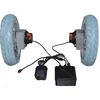24v electric folding power wheelchair parts 250w brushless gear motor and joystick controller for portable electric wheelchair