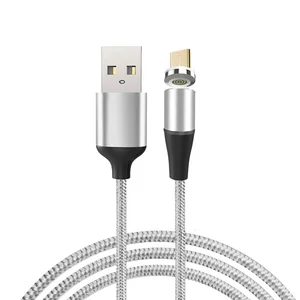 Nylon Braided 3A Micro USB Magnetic Charging Cable