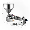 Pneumatic Filling Machine 50-500ml Semi-auto Pneumatic Liquid Filling with 30L Hopper Liquid Automatic Filling Machine