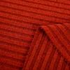 Keqiao textile spandex rib brush yarn dyed hacci knit polyester rib knitting fabric