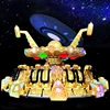 More attractive children airplane kiddie portable amusement park kids carousel ride