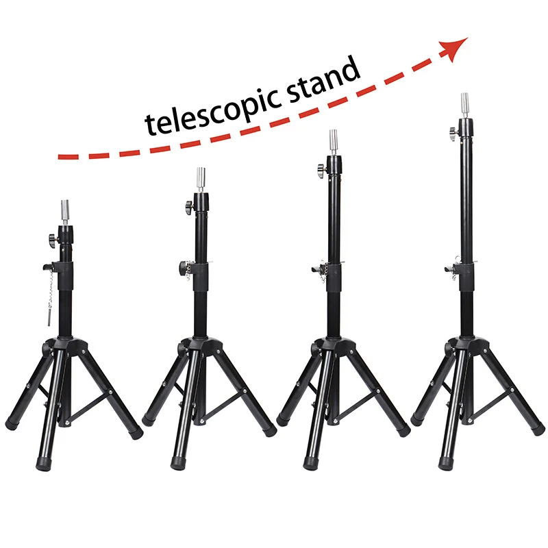 
Wig Stand Adjustable Canvas Block Head Tripod Cosmetology Training Doll Head Stand Mannequin Head Tripod Stand (with Carry Bag) 