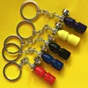 Wholesale Car part keychains for HKS bottle box keychains chain and turbine keychains ring