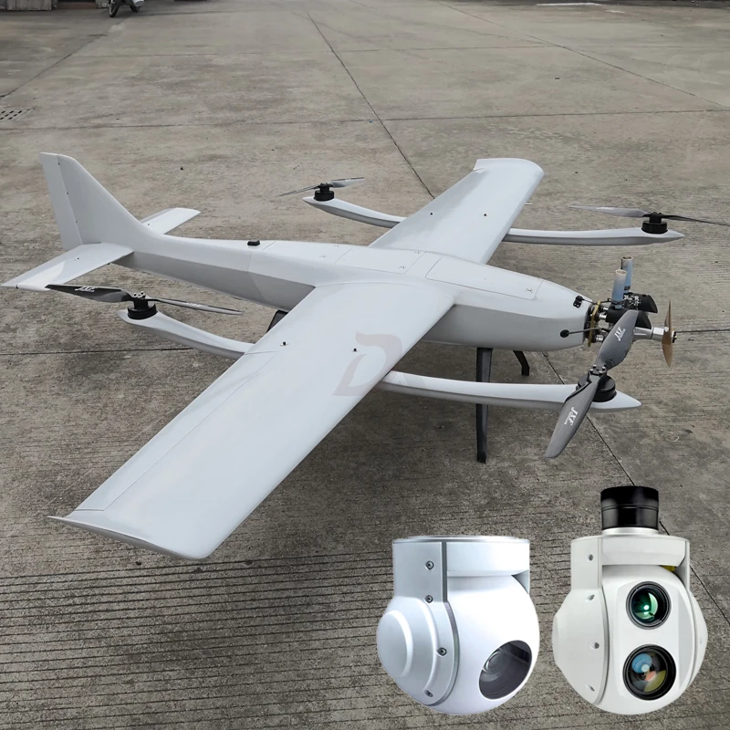 

5-8 Hours Long Endurance Fuel Power Drone Gasoline Engine Fixed Wing UAV
