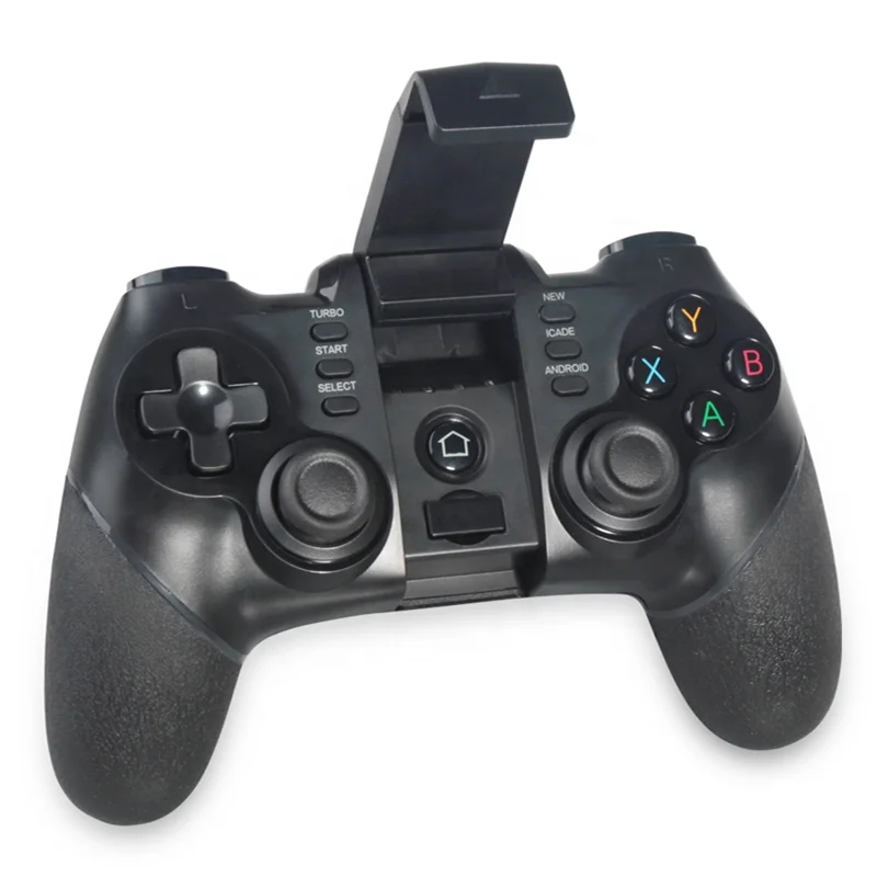 

YLW Factory Price Extendable BT Wireless Controller Gamepad Joystick for Smartphones, Black