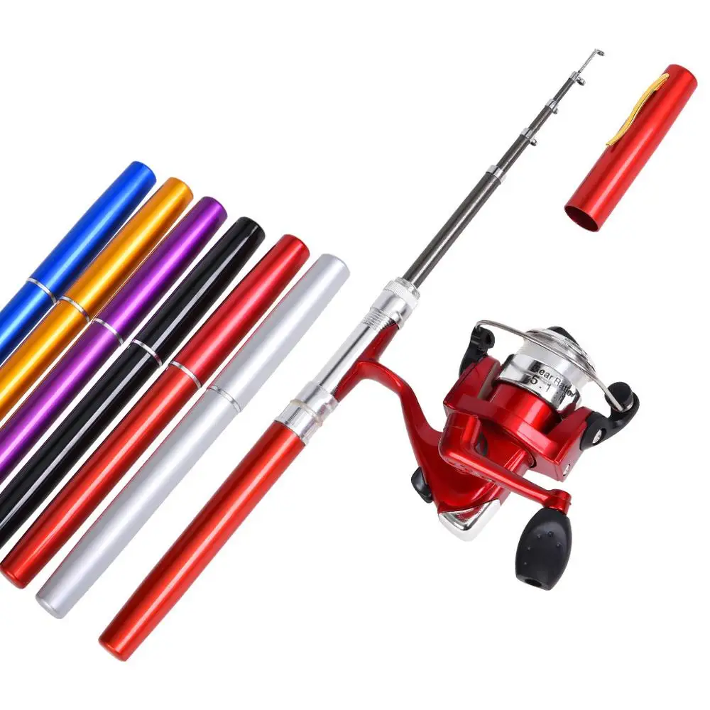 

New Ice Fishing Rod Spinning Fishing Rod Reels Portable 6 Colors Telescopic Fishing Carp Rock Tools Spinning Rods