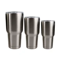 

New cup car Large capacity ice mug beer 30oz Keep cold double insulation vacuum flasks 18/8 stainless steel water with lid drink