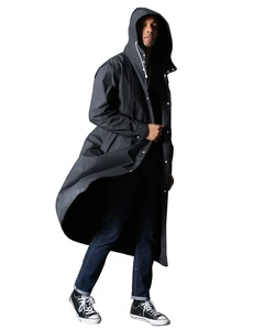 So Cool Windbreaker Black EVA Fashion Durable Light-Weight raincoat for Men