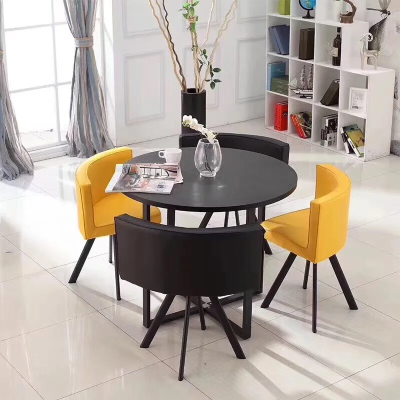 
european style kitchen furniture tempered glass table round glass dining table 