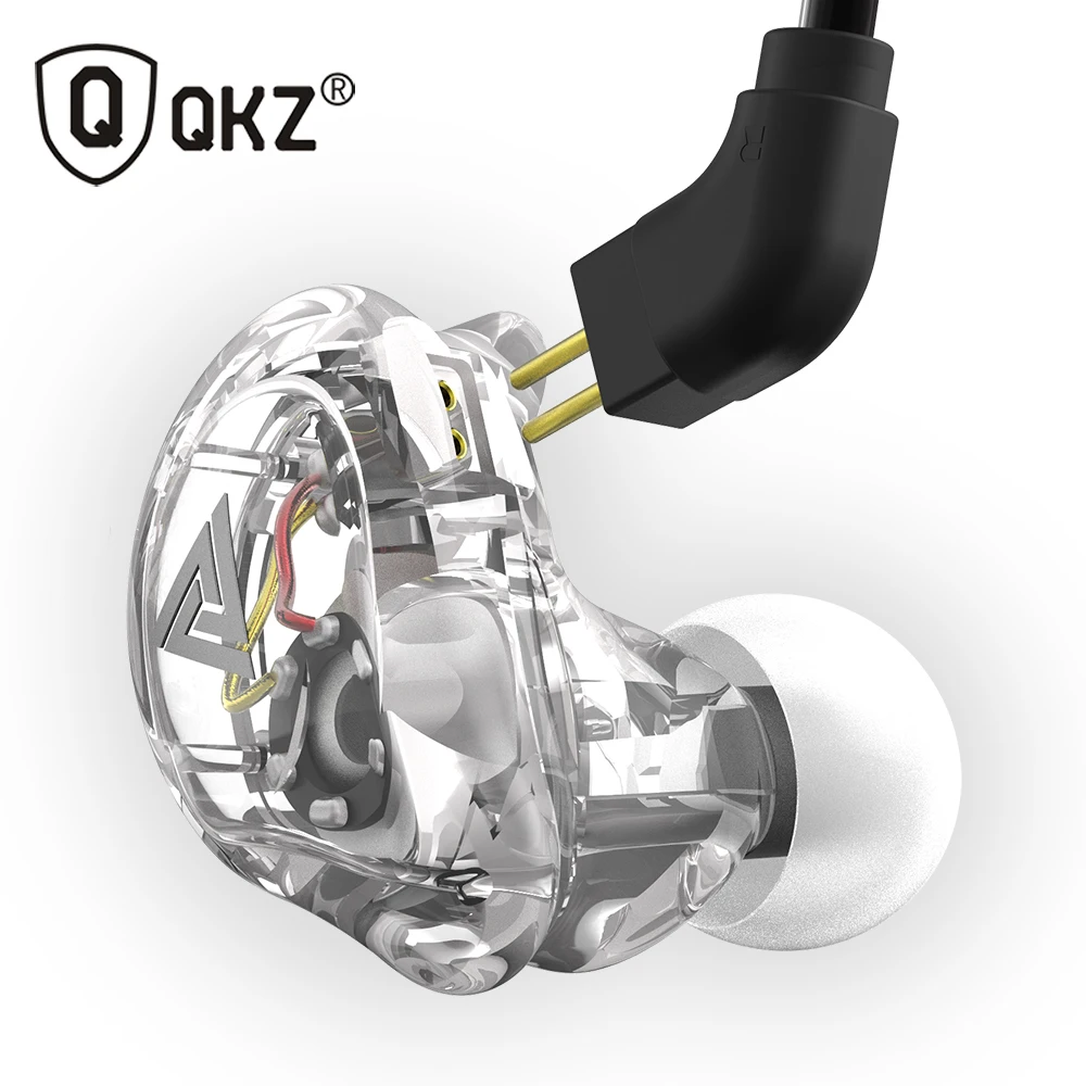 

QKZ VK1 Headphones 4 Driver In Ear Earphone 4 Dynamic Armature Earbuds HiFi Bass Headset Noise Cancelling In Ear Monitors