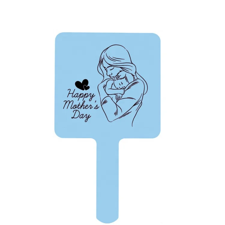 

Fashionable handle mirror Small Square Mirror Hand-held Mirror