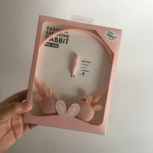 Rabbit Wired Headphones Microphone