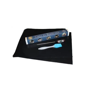 Image of Easily cleaned heat resistance non-stick teflon BBQ grill mat