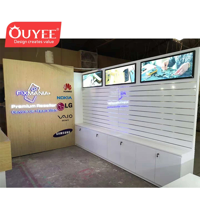 
Hot Sale Mobile Phone Shop Interior Design With Display Furniture 