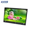 15.6inch open frame monitor with HD VGA DVI oem lcd monitor manufacturers digital signage screen
