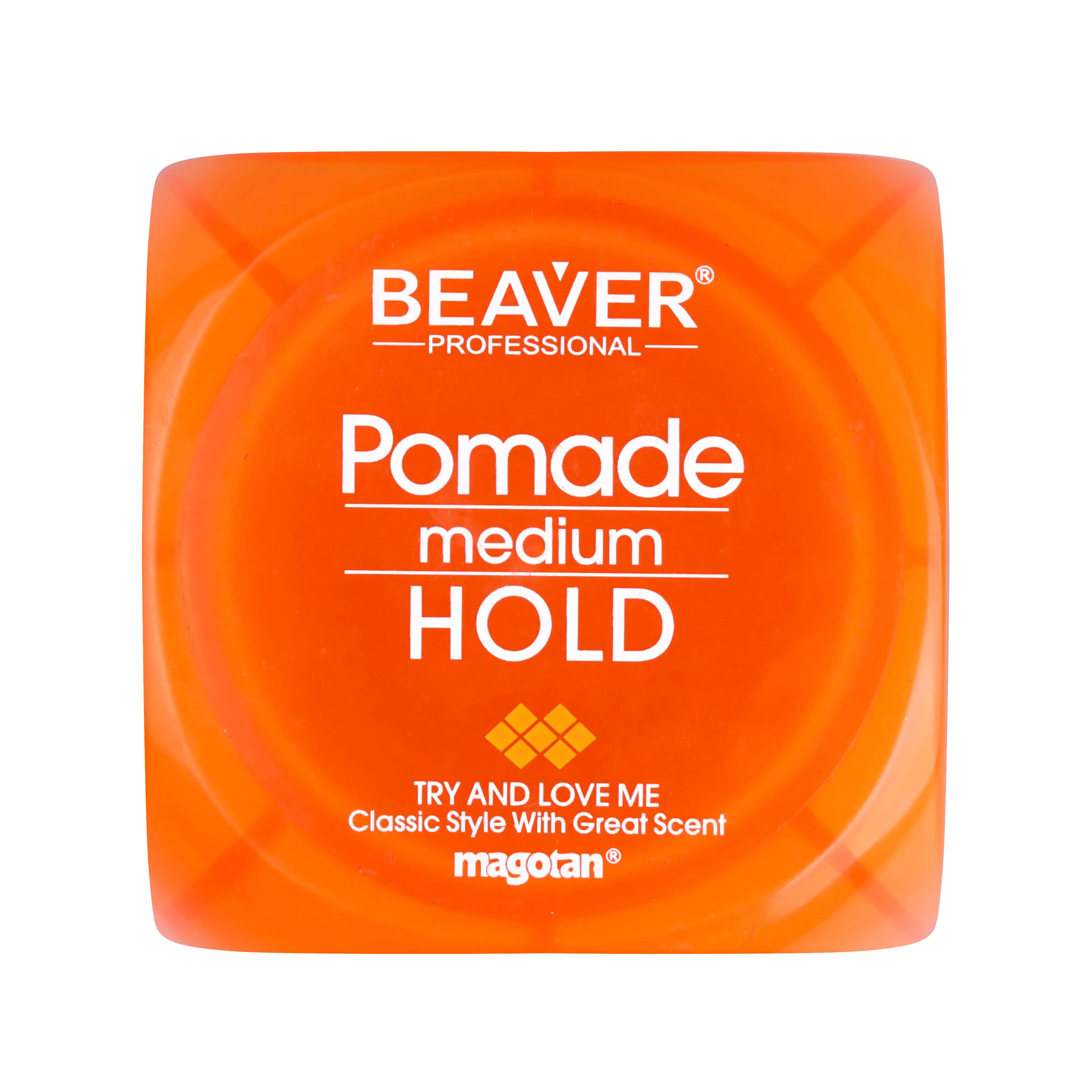 

Beaver hair styling products edge control fat head pomade 75g, Orange