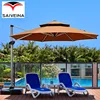 Strong Windproof double roof umbrella for beach
