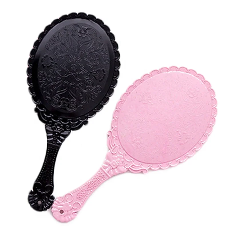 

Beautiful Oval Wholesale Plastic Antique Hand Held Mirror, N/a
