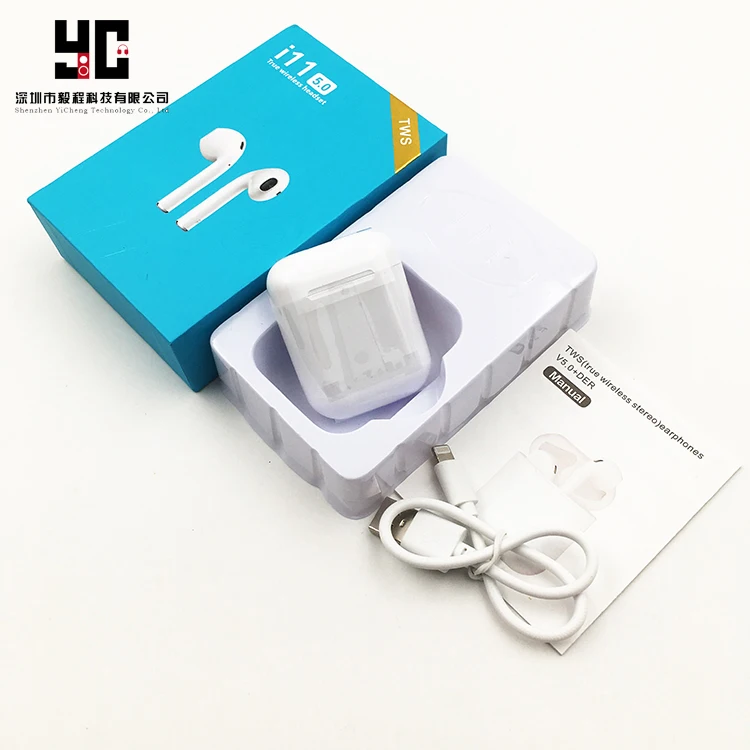 

2019 Wireless Earbuds bt wireless Earphone i11 tws Mic Wireless Earpiece Noise Canceling with charing case