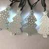 LED Christmas Tree Lights String Decorative Outdoor Wall Holiday Lighting Lighted Up Xmas Metal Tree For Garden Home Party
