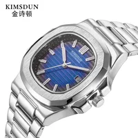 

KIMSDUN New Mens Watch Top Brand Luxury Full Steel Military Wrist Watch Men 30m Waterproof Business Luminous Quartz Clock 2019