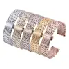 20 22mm Replacement Solid 316L Stainless Steel Watch Strap Apple Smart Watch Band with Butterfly Buckle