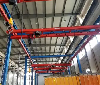 Best Price Ceiling Mounted Underslung Workstation Bridge Crane 1ton 2ton 12m For Industry Use Buy Bridge Crane 2ton Bridge Crane 1ton Bridge Crane