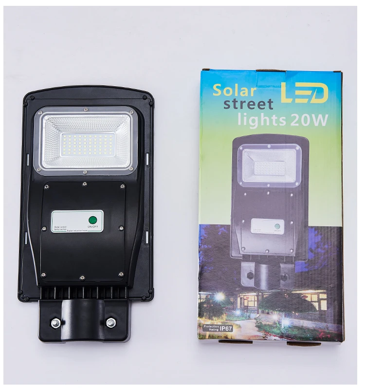 
High power waterproof integrated LED 20 40 60 watt solar street light 