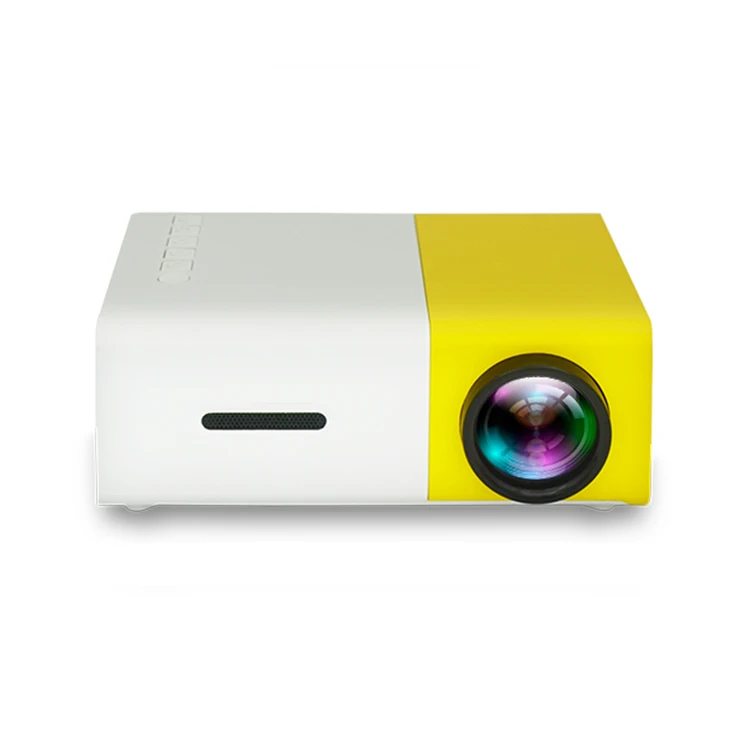 

Factory Selling High Resolution Optional Built In Battery Portable Pocket Android Mini Projector YG300 With Cheap Price, Yellow,black,blue
