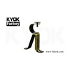 KYOK Double Curtain Track Aluminum Wall Bracket For Wall Pendant Custom Long Curtain Pole Support Curtain Ceil Bracket M913