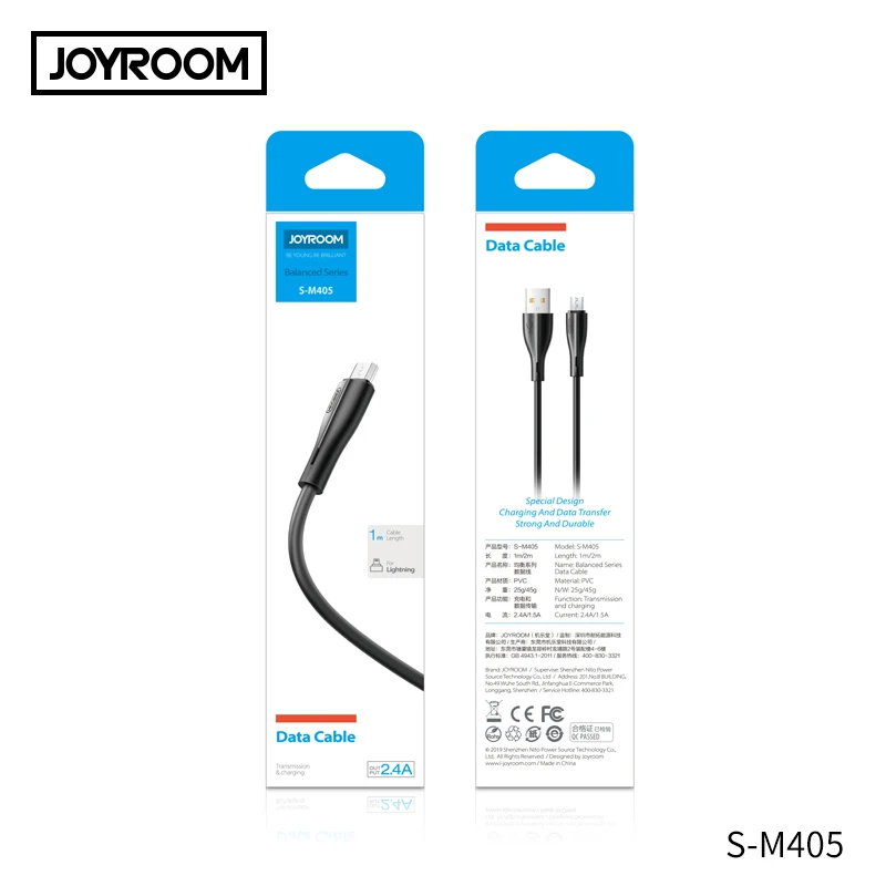 

Joyroom S-M405 type c charging micro usb cable 2m