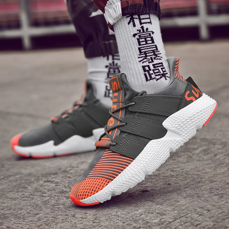 
2019 trend products height increasing breathable lightweight md sole men running sports shoes 