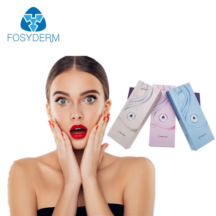 

Fosyderm 2ml Injectable Hyaluronic Fillers Hyaluronic Acid Skin Care Dermal Filler, Transparent