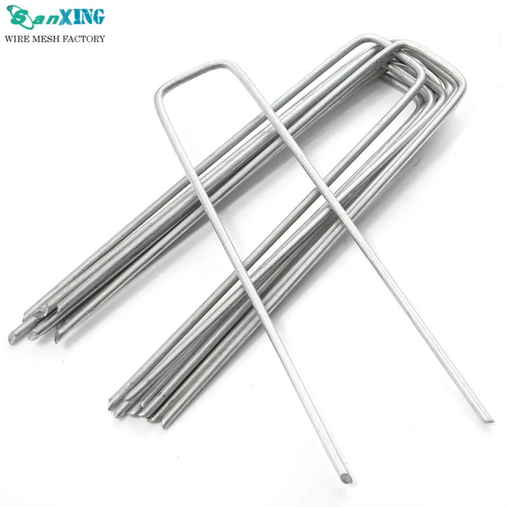 Galvanisé staples jardin filet escrime u ongles poulet treillis métallique 36 x 40mm